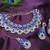 Blue designer premium festive wear necklace set