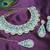 Turquoise designer premium festive wear necklace set