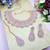 Purple designer premium festive wear necklace set