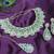 Green designer premium festive wear necklace set