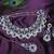 Blue designer premium festive wear necklace set