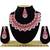 Red designer premium festive wear necklace set