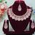 White designer premium festive wear necklace set