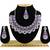 Purple designer premium festive wear necklace set