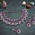 Purple designer premium festive wear necklace set