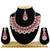 Red designer premium festive wear necklace set