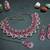Red designer premium festive wear necklace set