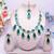 Turquoise designer premium festive wear necklace set