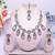 Purple designer premium festive wear necklace set