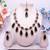 Maroon designer premium festive wear necklace set