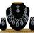 Blue designer premium festive wear necklace set