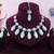 White designer premium festive wear necklace set