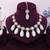 White designer premium festive wear necklace set
