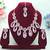 Purple designer premium festive wear necklace set