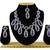 Purple designer premium festive wear necklace set