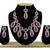 Red designer premium festive wear necklace set