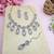 Purple designer premium festive wear necklace set