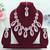 Pink designer premium festive wear necklace set