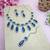 Turquoise designer premium festive wear necklace set