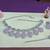 Purple designer premium festive wear necklace set