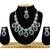 Blue designer premium festive wear necklace set