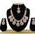 Pink designer premium festive wear necklace set