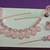Pink designer premium festive wear necklace set