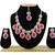 Red designer premium festive wear necklace set