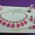 Red designer premium festive wear necklace set