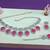 Red designer premium festive wear necklace set