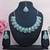 Turquoise designer premium festive wear necklace set