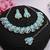 Turquoise designer premium festive wear necklace set