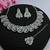 Grey designer premium festive wear necklace set