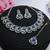 Blue designer premium festive wear necklace set