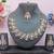 White designer premium festive wear necklace set