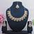 Pink designer premium festive wear necklace set