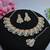 Pink designer premium festive wear necklace set