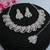 Pink designer premium festive wear necklace set