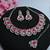 Red designer premium festive wear necklace set