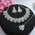 White designer premium festive wear necklace set
