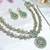 Turquoise designer premium festive wear necklace set