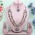 Purple designer premium festive wear necklace set