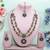 Blue designer premium festive wear necklace set