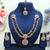 Pink designer premium festive wear necklace set