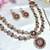 Purple designer premium festive wear necklace set