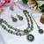 Turquoise designer premium festive wear necklace set