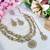 White designer premium festive wear necklace set