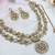 White designer premium festive wear necklace set