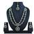 Green designer premium festive wear necklace set
