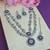 Blue designer premium festive wear necklace set